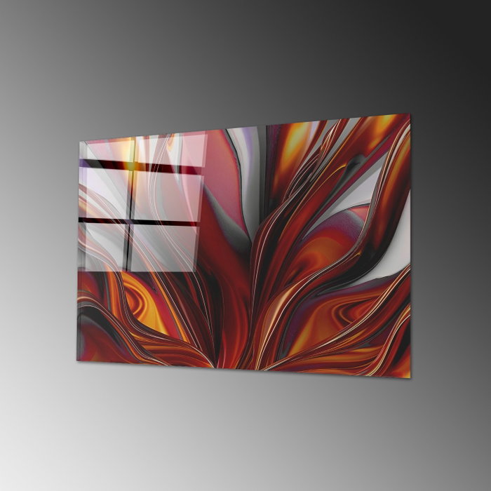 Wallity Pintura decorativa de vidrio templado Multicolor 70 x 100 cm